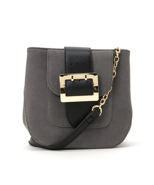 PLAIN CLOTHING（プレーンクロージング）の「ベルトモチーフショルダーバッグ【PLAIN CLOTHING】（ショルダーバッグ・レディース・バーガンディー/キャメル/グレー/ブラック・FREE）」の17枚目の写真