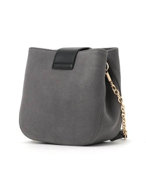 PLAIN CLOTHING（プレーンクロージング）の「ベルトモチーフショルダーバッグ【PLAIN CLOTHING】（ショルダーバッグ・レディース・バーガンディー/キャメル/グレー/ブラック・FREE）」の5枚目の写真