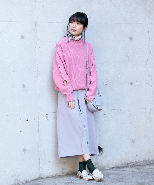 Ameri（アメリ）の「OPEN CABLE KNIT（ニット/セーター）」 - WEAR
