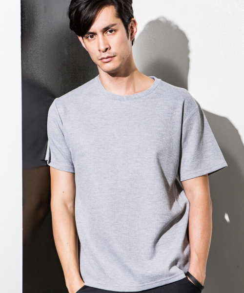 NUMBER (N)INE DENIM(ナンバーナインデニム)の「NUMBER (N)INE DENIM(ナンバーナインデニム)サーマルビッグTシャツ(Tシャツ/カットソー・メンズ・ホワイト/グレー/ブラック・MEDIUM/SMALL/LARGE)」の3枚目の写真