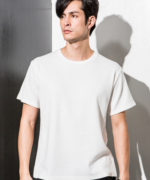 NUMBER (N)INE DENIM(ナンバーナインデニム)の「NUMBER (N)INE DENIM(ナンバーナインデニム)サーマルビッグTシャツ(Tシャツ/カットソー・メンズ・ホワイト/グレー/ブラック・MEDIUM/SMALL/LARGE)」の6枚目の写真