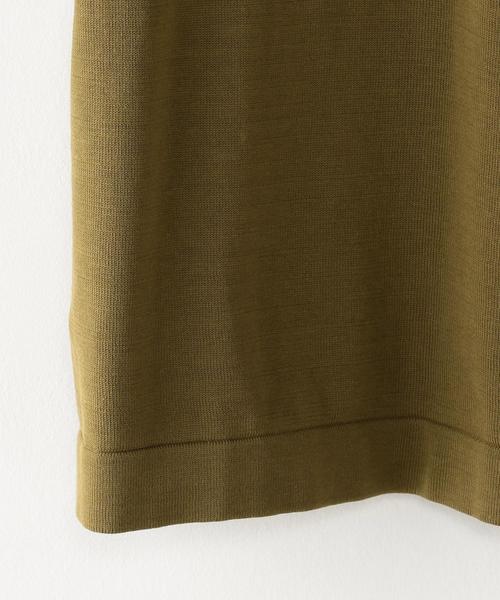 crepuscule（クレプスキュール）の「＜crepuscule＞ １POC LSL/ﾆｯﾄ（ニット/セーター・メンズ・マスタード/ライム/ネイビー・2/1）」の11枚目の写真