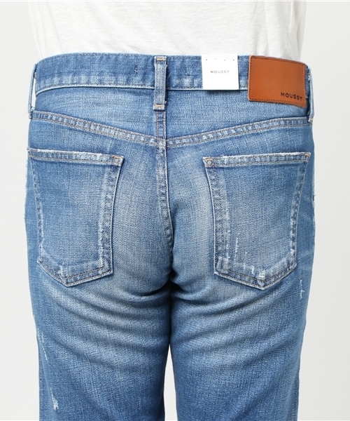 MOUSSY(マウジー)の「iSKO COMFORT Hanna Tapered(デニムパンツ・レディース・ブルー/ライトブルー・26inch/25inch/24inch/23inch/27inch)」の7枚目の写真