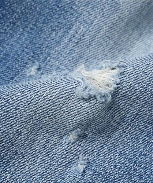 MOUSSY(マウジー)の「iSKO COMFORT Hanna Tapered(デニムパンツ・レディース・ブルー/ライトブルー・26inch/25inch/24inch/23inch/27inch)」の12枚目の写真