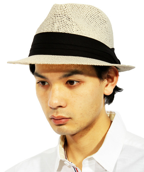 ８(eight)（エイト）の「麦わら帽子 ストロー ペーパーハット（ハット・メンズ・ナチュラル/ブラック系その他/ブラック/ライトベージュ/ブラウン系その他/ベージュ/ブラウン/ベージュ系その他・FREE）」の6枚目の写真