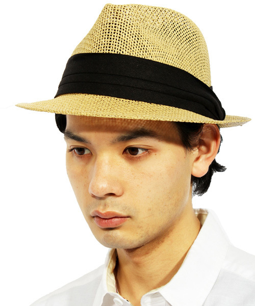 ８(eight)（エイト）の「麦わら帽子 ストロー ペーパーハット（ハット・メンズ・ナチュラル/ブラック系その他/ブラック/ライトベージュ/ブラウン系その他/ベージュ/ブラウン/ベージュ系その他・FREE）」の7枚目の写真