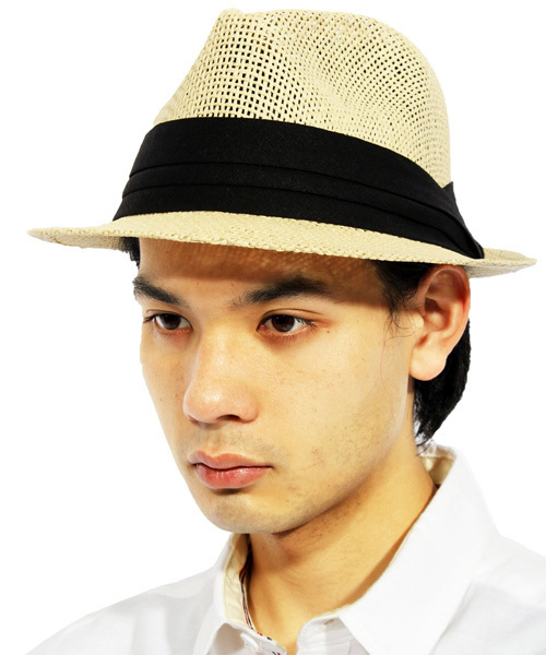８(eight)（エイト）の「麦わら帽子 ストロー ペーパーハット（ハット・メンズ・ナチュラル/ブラック系その他/ブラック/ライトベージュ/ブラウン系その他/ベージュ/ブラウン/ベージュ系その他・FREE）」の8枚目の写真