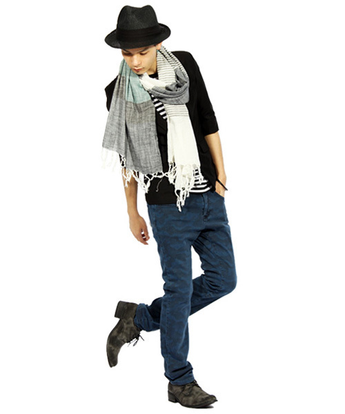 ８(eight)（エイト）の「麦わら帽子 ストロー ペーパーハット（ハット・メンズ・ナチュラル/ブラック系その他/ブラック/ライトベージュ/ブラウン系その他/ベージュ/ブラウン/ベージュ系その他・FREE）」の9枚目の写真