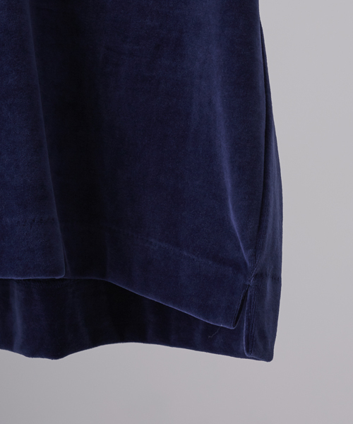 STUDIOUS（ステュディオス）の「【ZOZO限定】STUDIOUS オーバーサイズシルキーベロアTシャツ（Tシャツ/カットソー・メンズ・ピンク/ブラック/キャメル/ネイビー・3/2/1）」の7枚目の写真