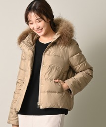 INTERPLANET | ラクーンファー高密度タフタショートダウン(ダウンジャケット/コート)