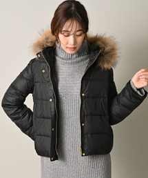 INTERPLANET | ラクーンファー高密度タフタショートダウン(ダウンジャケット/コート)