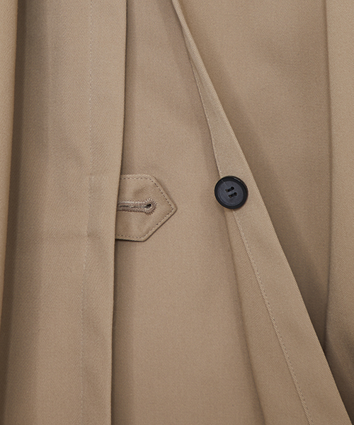UNITED TOKYO（ユナイテッドトウキョウ）の「ボンディングギャバトレンチコート（トレンチコート・メンズ・ブラウン/ベージュ/グリーン/ブルー/ネイビー/ライトグリーン/ブラック/カーキ・1/2/3）」の18枚目の写真