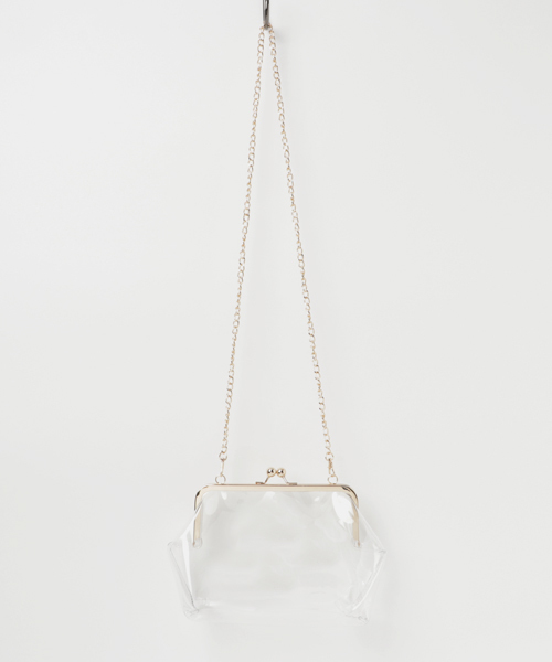 WEGO（ウィゴー）の「WEGO/クリアガマクチショルダーバッグ（ショルダーバッグ・レディース・その他1・FREE）」の2枚目の写真