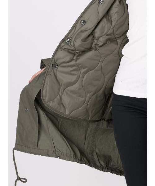 ROTHCO（ロスコ）の「M－51 FISHTAIL NO HOOD（モッズコート・レディース・カーキ/ブラック・SMALL）」の3枚目の写真