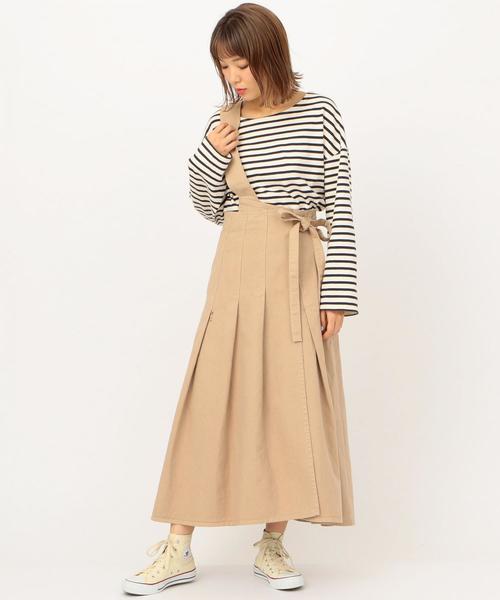 Another Edition（アナザーエディション）の「ワンショルダータックスカート（スカート・レディース・ベージュ・FREE）」の14枚目の写真