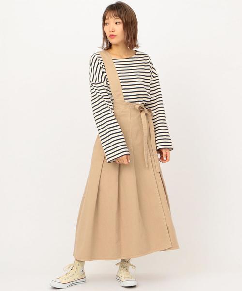 Another Edition（アナザーエディション）の「ワンショルダータックスカート（スカート・レディース・ベージュ・FREE）」の15枚目の写真