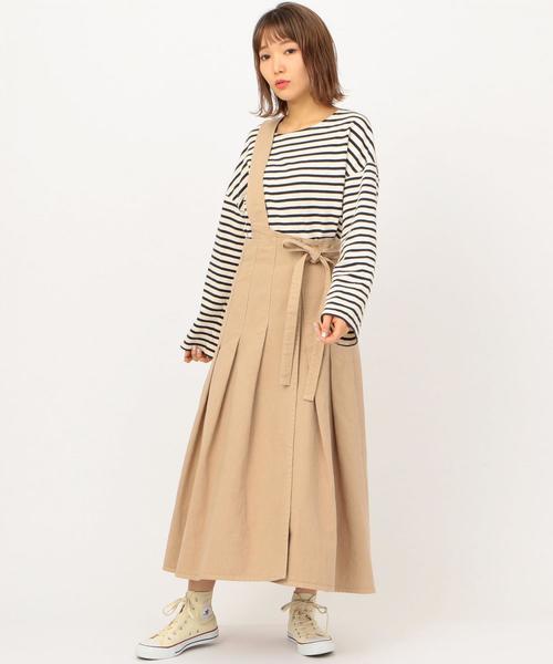 Another Edition（アナザーエディション）の「ワンショルダータックスカート（スカート・レディース・ベージュ・FREE）」の16枚目の写真