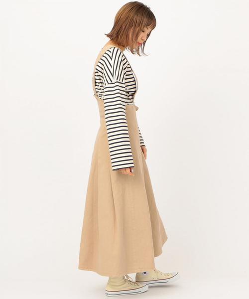 Another Edition（アナザーエディション）の「ワンショルダータックスカート（スカート・レディース・ベージュ・FREE）」の11枚目の写真