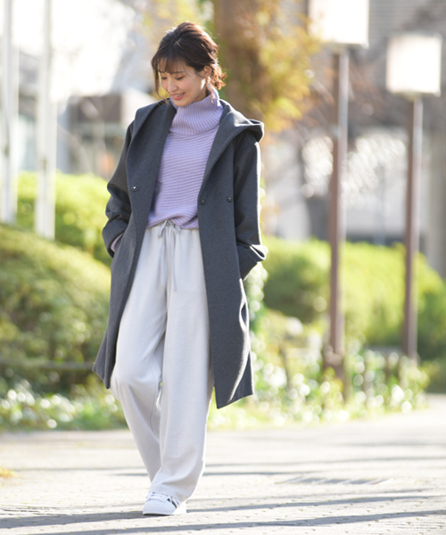LIPSTAR(リップスター)の「カットコールワイドパンツ(その他パンツ・レディース・ネイビー/グレー/キャメル・S/M)」の12枚目の写真