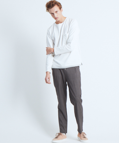 ABAHOUSE（アバハウス）の「TRプリーツイージーパンツ（その他パンツ・メンズ・ブラック/グレー/ブルー/オレンジ系その他5・44/46/48）」の7枚目の写真