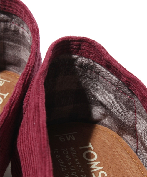 styles（スタイルス）の「TOMS M CLASSICS トムズ クラシック メンズ（スニーカー・メンズ・ブラウン/バーガンディー/グリーン・26cm/26.5cm/27cm/27.5cm/28cm）」の11枚目の写真