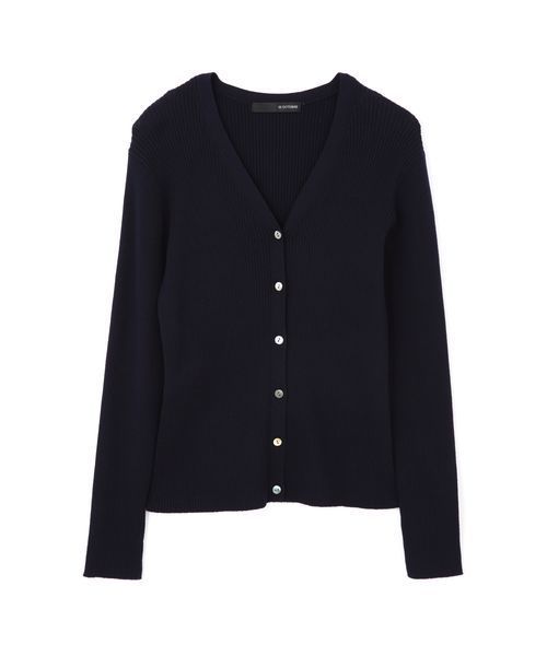 22 OCTOBRE(ヴァンドゥ-オクトーブル)の「リブカーディガンニット(カーディガン/ボレロ・レディース・グレー/ネイビー/ピンク・2/4)」の14枚目の写真