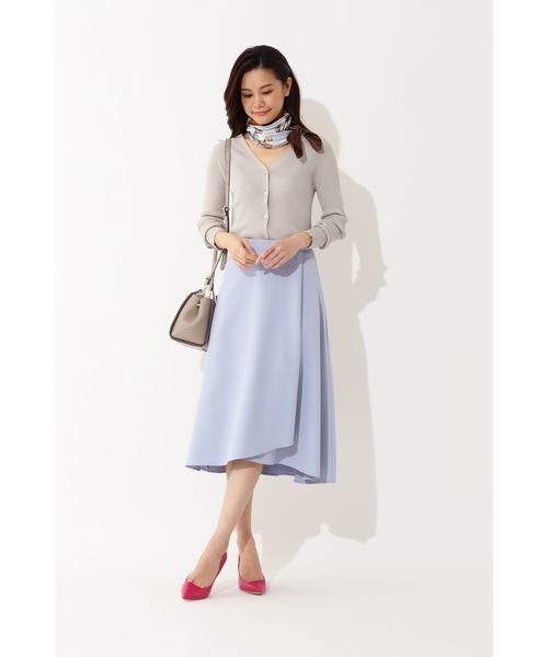 22 OCTOBRE(ヴァンドゥ-オクトーブル)の「リブカーディガンニット(カーディガン/ボレロ・レディース・グレー/ネイビー/ピンク・2/4)」の9枚目の写真