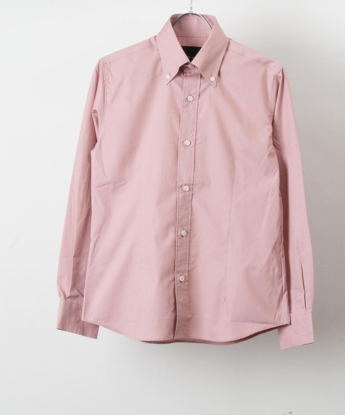 garsonwave（ギャルソンウェーブ）の「日本製ブロードデュエボタンダウンシャツ(GW)（シャツ/ブラウス・メンズ・ブルー系その他/ブラック/レッド系その他/ロイヤルブルー/ネイビー/ブラック系その他/ライトグレー/ホワイト/ベージュ/マスタード/アクア/サックスブルー/ライトブルー/ライトピンク/レッド/ワインレッド/カーキ/オレンジ系その他/ブラウン/スモークピンク・M/L/LL）」の16枚目の写真