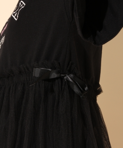 repipi armario(レピピ アルマリオ)の「チュールカサネワンピース(ワンピース・キッズ・ホワイト/ブラック・LARGE/MEDIUM/SMALL/X-SMALL)」の13枚目の写真