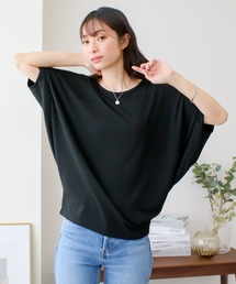 ワイドスリーブドルマンビックシルエットTシャツ