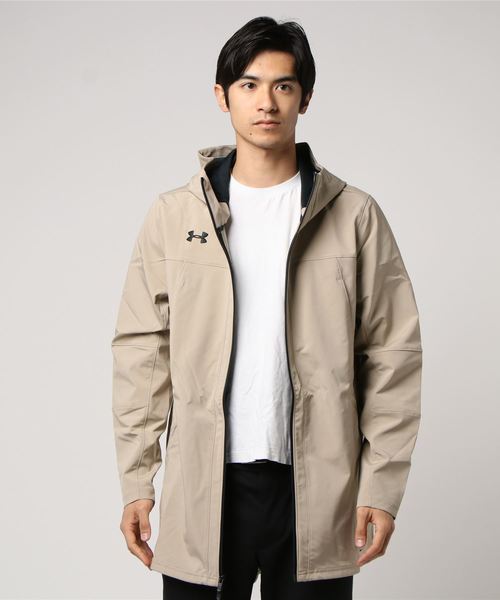 UNDER ARMOUR（アンダーアーマー）の「メンズ サッカージャケット / アクセラレイトテラス（ナイロンジャケット・メンズ・ブラック/カーキ・LG/MD/XXL/XL）」の4枚目の写真
