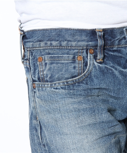 Made in JAPAN denim (slim straight)（メイドインジャパンデニム（スリムストレート））の「Slim STR XX type-Used Wash-（デニムパンツ・メンズ・ブルー系その他・27inch/28inch/29inch/30inch/31inch/32inch）」の6枚目の写真