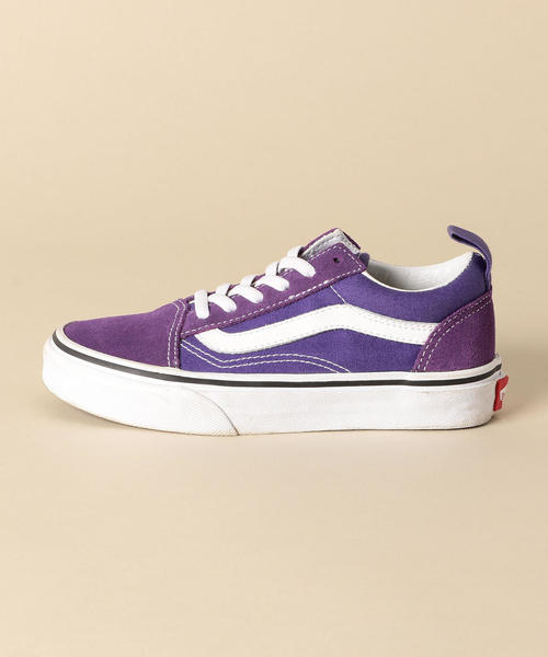 VANS（バンズ）の「◆VANS（バンズ） OLD SKOOL EL16cm-22cm（スニーカー・キッズ・パープル・18cm/16cm/20cm/21cm/19cm/22cm/17cm）」の6枚目の写真