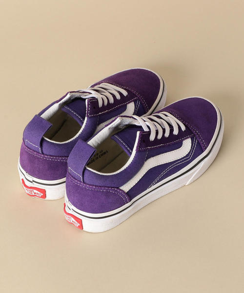 VANS（バンズ）の「◆VANS（バンズ） OLD SKOOL EL16cm-22cm（スニーカー・キッズ・パープル・18cm/16cm/20cm/21cm/19cm/22cm/17cm）」の3枚目の写真