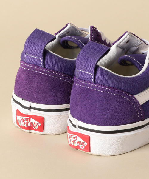 VANS（バンズ）の「◆VANS（バンズ） OLD SKOOL EL16cm-22cm（スニーカー・キッズ・パープル・18cm/16cm/20cm/21cm/19cm/22cm/17cm）」の4枚目の写真