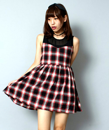 WEGO | WEGO/オンブレチェックワンピース(ワンピース)