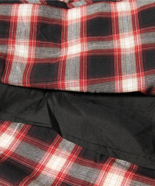 WEGO（ウィゴー）の「WEGO/オンブレチェックワンピース（ワンピース・レディース・ブラック/レッド・FREE）」の10枚目の写真