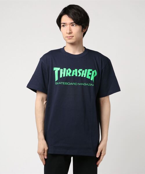 THRASHER（スラッシャー）の「MAG LOGO S/S T-SHIRTS/スラッシャー Tシャツ 半袖 マグロゴ MAGLOGO（Tシャツ/カットソー・メンズ・ホワイト/ブラック/イエローゴールド/グリーン/バーガンディー/ブラック系その他/パープル/ブラック×レッド/ダークグリーン/ネイビー/ライトブルー/キャメル・SMALL/MEDIUM/LARGE/X-LARGE/XX-LARGE）」の8枚目の写真