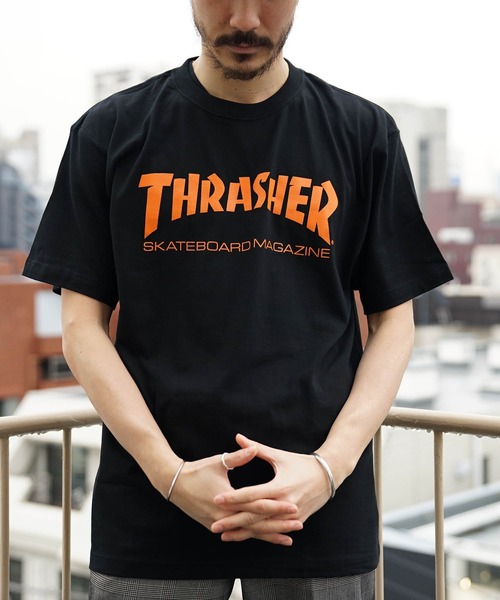 THRASHER（スラッシャー）の「MAG LOGO S/S T-SHIRTS/スラッシャー Tシャツ 半袖 マグロゴ MAGLOGO（Tシャツ/カットソー・メンズ・ホワイト/ブラック/イエローゴールド/グリーン/バーガンディー/ブラック系その他/パープル/ブラック×レッド/ダークグリーン/ネイビー/ライトブルー/キャメル・SMALL/MEDIUM/LARGE/X-LARGE/XX-LARGE）」の3枚目の写真