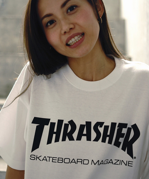THRASHER（スラッシャー）の「MAG LOGO S/S T-SHIRTS/スラッシャー Tシャツ 半袖 マグロゴ MAGLOGO（Tシャツ/カットソー・メンズ・ホワイト/ブラック/イエローゴールド/グリーン/バーガンディー/ブラック系その他/パープル/ブラック×レッド/ダークグリーン/ネイビー/ライトブルー/キャメル・SMALL/MEDIUM/LARGE/X-LARGE/XX-LARGE）」の15枚目の写真