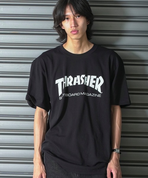 セール】MAG LOGO S/S T-SHIRTS/スラッシャー Tシャツ 半袖