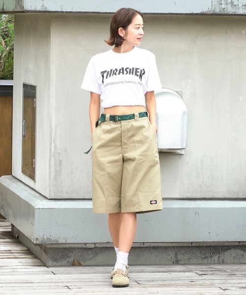 THRASHER（スラッシャー）の「MAG LOGO S/S T-SHIRTS/スラッシャー Tシャツ 半袖 マグロゴ MAGLOGO（Tシャツ/カットソー・メンズ・ホワイト/ブラック/イエローゴールド/グリーン/バーガンディー/ブラック系その他/パープル/ブラック×レッド/ダークグリーン/ネイビー/ライトブルー/キャメル・SMALL/MEDIUM/LARGE/X-LARGE/XX-LARGE）」の22枚目の写真