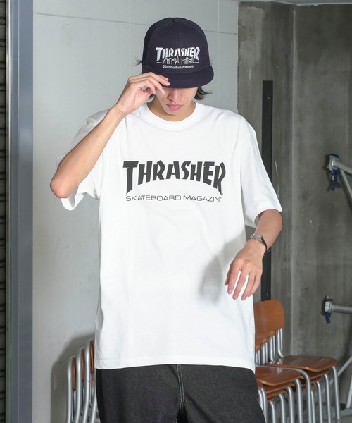 THRASHER（スラッシャー）の「MAG LOGO S/S T-SHIRTS/スラッシャー Tシャツ 半袖 マグロゴ MAGLOGO（Tシャツ/カットソー・メンズ・ホワイト/ブラック/イエローゴールド/グリーン/バーガンディー/ブラック系その他/パープル/ブラック×レッド/ダークグリーン/ネイビー/ライトブルー/キャメル・SMALL/MEDIUM/LARGE/X-LARGE/XX-LARGE）」の19枚目の写真