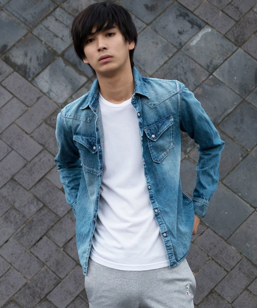 GOSTAR DE FUGA（ゴスタール ジフーガ）の「ウエスタンデニムシャツ（シャツ/ブラウス・メンズ・ライトブルー/ブルー・M/L）」の7枚目の写真