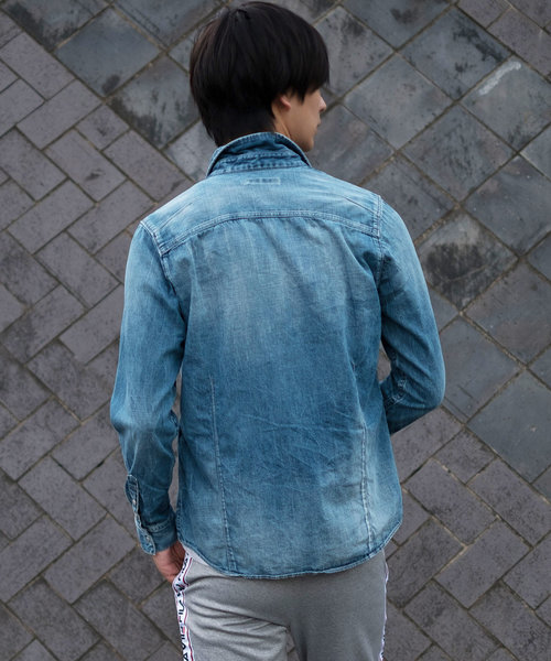 GOSTAR DE FUGA（ゴスタール ジフーガ）の「ウエスタンデニムシャツ（シャツ/ブラウス・メンズ・ライトブルー/ブルー・M/L）」の11枚目の写真