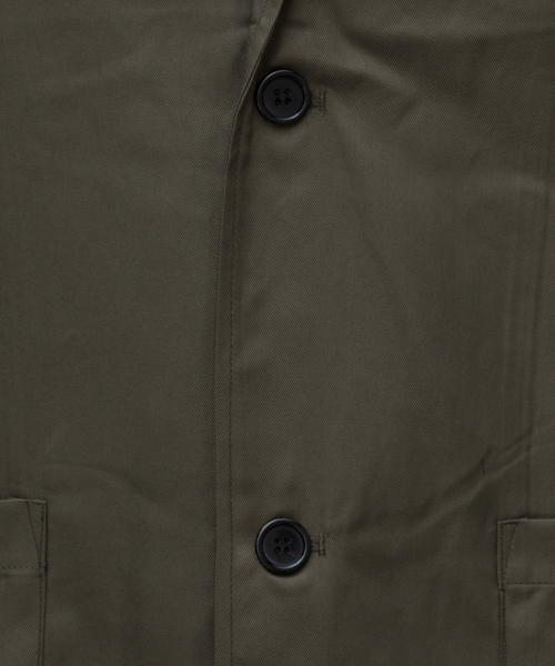 GGD SELECT（ジージーディー　セレクト）の「GGD SELECT / ドロップショルダー チェスターシャツコート（チェスターコート・メンズ・チャコールグレー/ブラック/ネイビー/カーキ・M/L）」の16枚目の写真