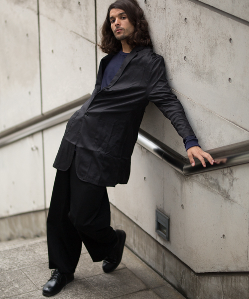 GGD SELECT（ジージーディー　セレクト）の「GGD SELECT / ドロップショルダー チェスターシャツコート（チェスターコート・メンズ・チャコールグレー/ブラック/ネイビー/カーキ・M/L）」の21枚目の写真