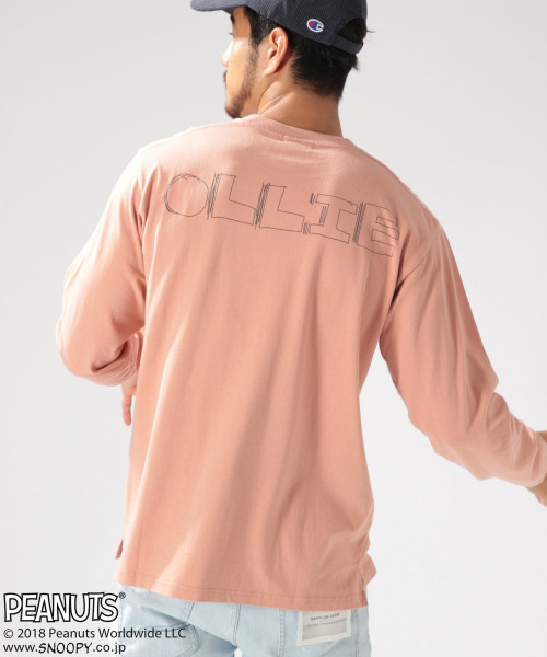 PEANUTS（ピーナッツ）の「【PEANUTS×BAYFLOW】別注 L/S Tシャツ WEB限定アイテム（Tシャツ/カットソー・メンズ・ピンク/オフホワイト/スカイブルー/ホワイト・MEDIUM/SMALL/LARGE）」の8枚目の写真