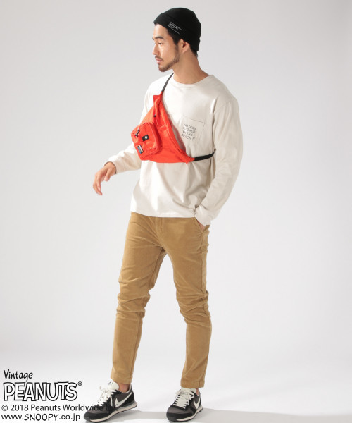 PEANUTS（ピーナッツ）の「【PEANUTS×BAYFLOW】別注 L/S Tシャツ WEB限定アイテム（Tシャツ/カットソー・メンズ・ピンク/オフホワイト/スカイブルー/ホワイト・MEDIUM/SMALL/LARGE）」の16枚目の写真