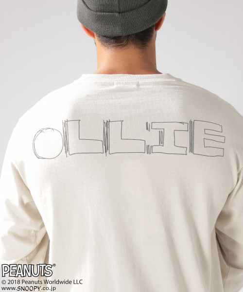 PEANUTS（ピーナッツ）の「【PEANUTS×BAYFLOW】別注 L/S Tシャツ WEB限定アイテム（Tシャツ/カットソー・メンズ・ピンク/オフホワイト/スカイブルー/ホワイト・MEDIUM/SMALL/LARGE）」の21枚目の写真